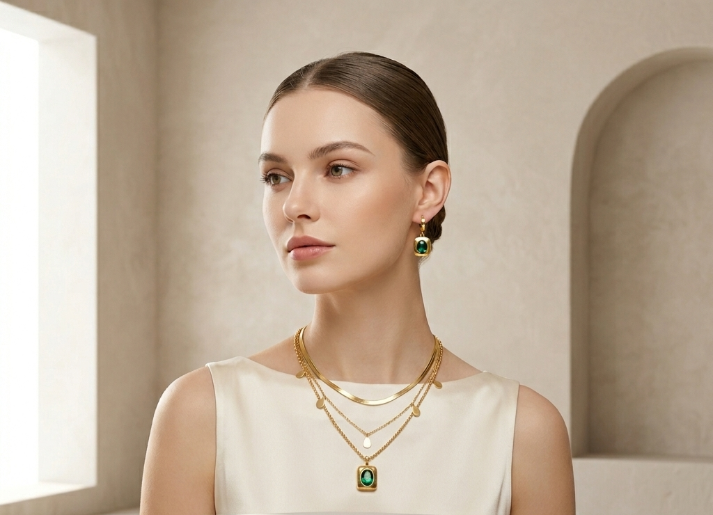 Valentine Necklace & Earring Set